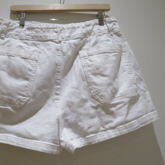 ANTHROPOLOGIE The Colette Shorts by Maeve: Denim Edition in White Preppy Sailor - Picture 11 of 13